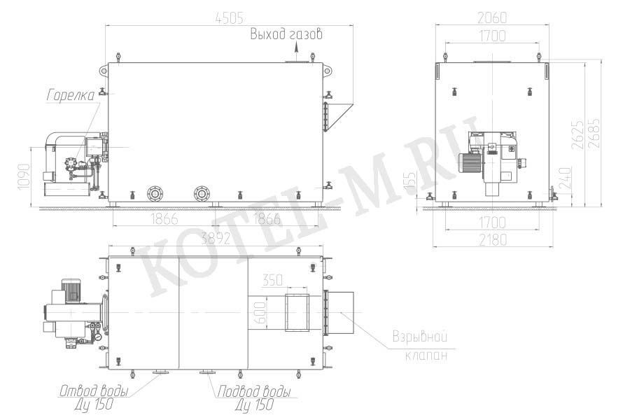 Котел Ква 2.0 чертеж