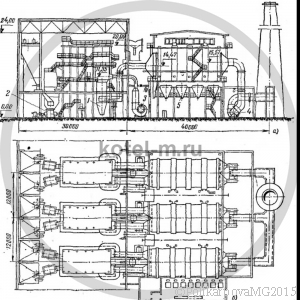Компоновка котельных для камерного сжигания твердого топлива