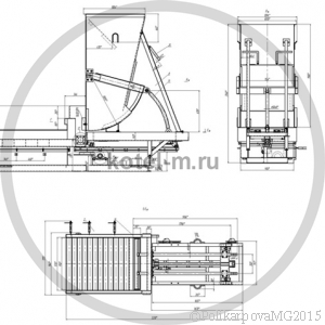 Топка котла ТШПМ 1,45