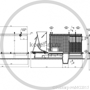 Котел КВм 1,25 с ТШПМ. Чертеж