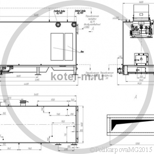 Котел КВм 2,0 ЗП РПК. Чертеж