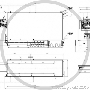 Котел КВм 3,0 ЗП РПК. Чертеж