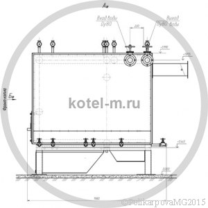 Чертеж котла на самотяге 0,4 Гкал