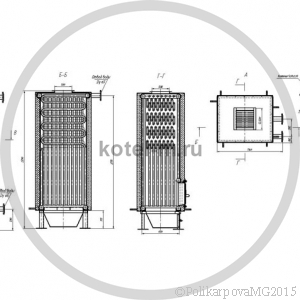 Котел КВр 0,2. Чертеж