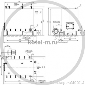 Котел КВр 0,3. Чертеж