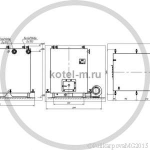 Котел КВр 1,25 РВР. Чертеж